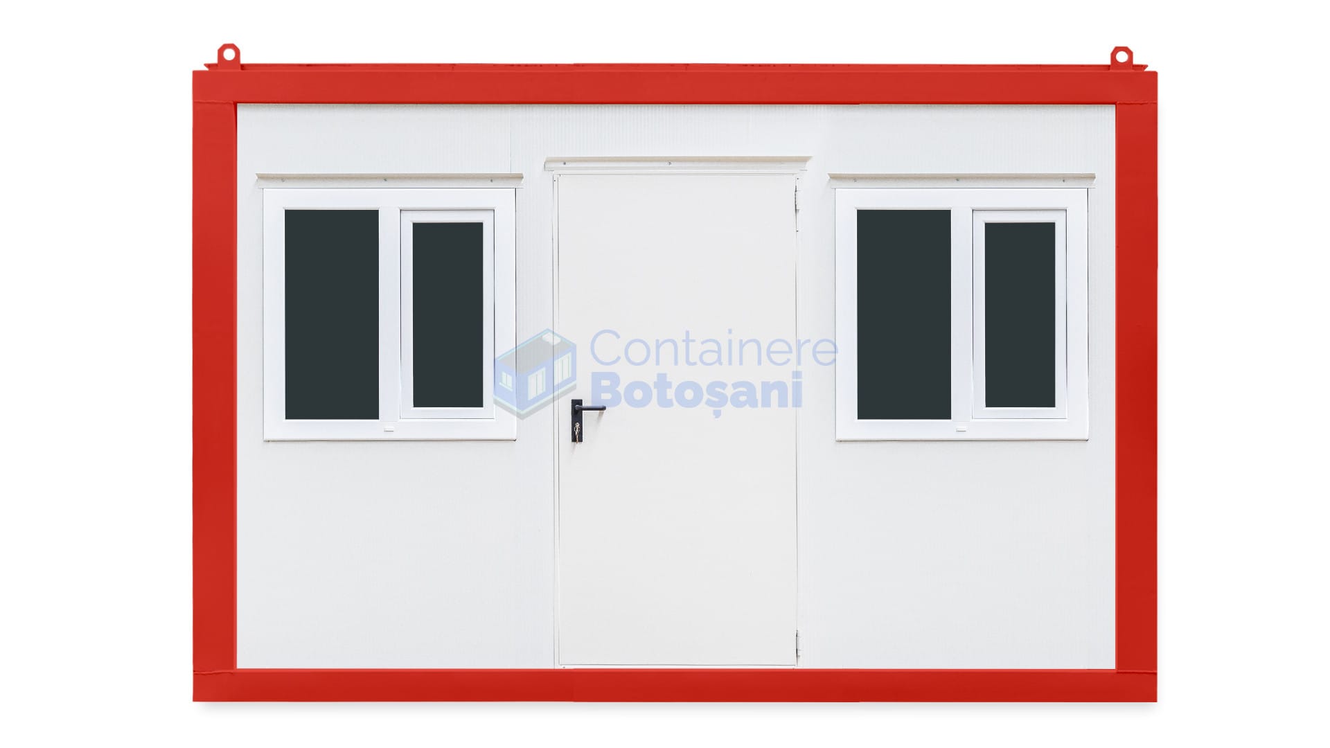 container birou botosani 4metri 2geamuri rosu