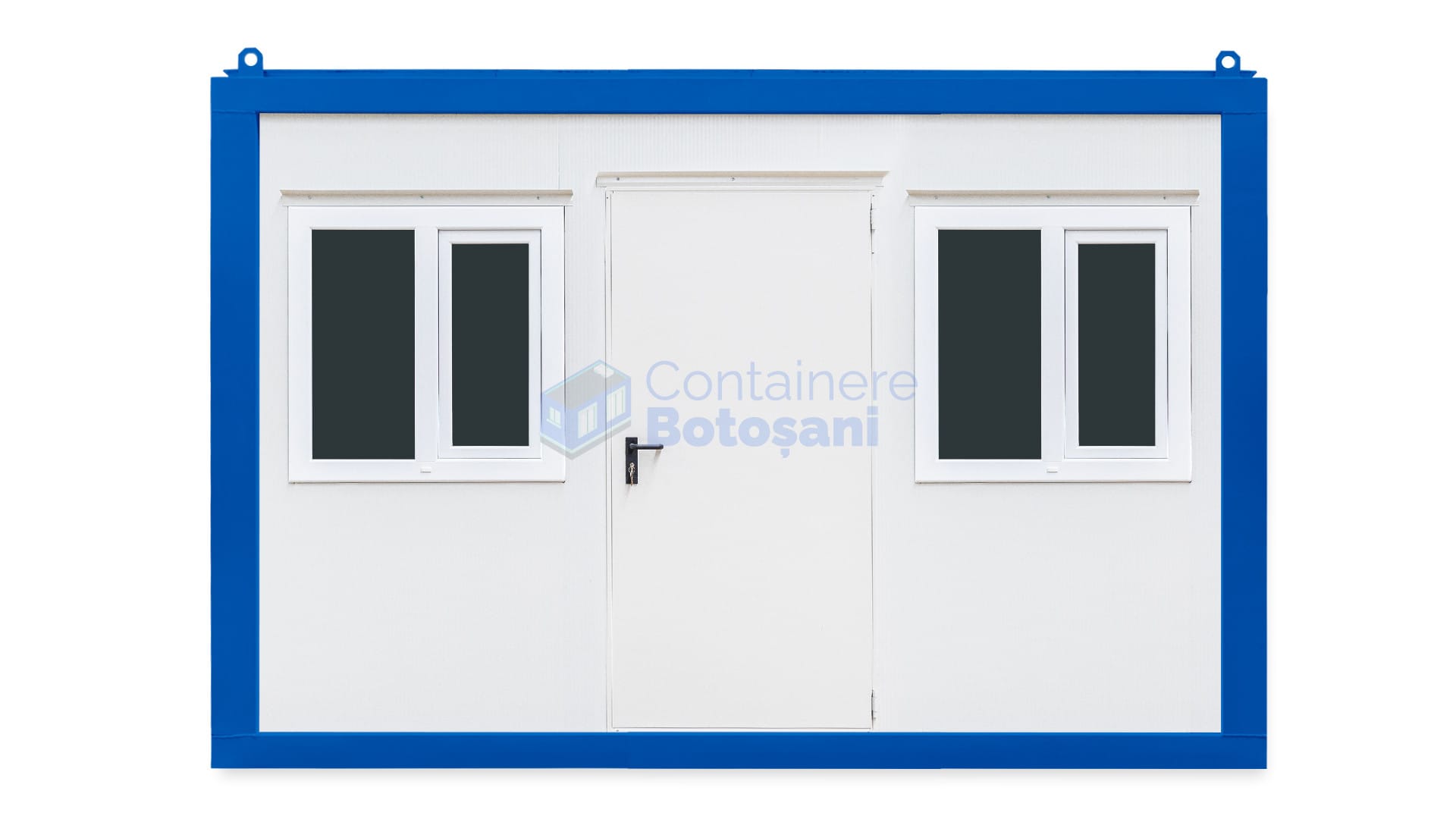 container santier botosani 4metri 2geamuri albastru